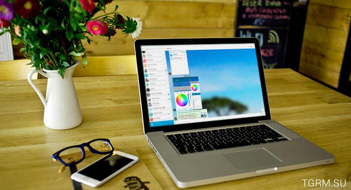 картинка: регистрация в telegram на компьютере