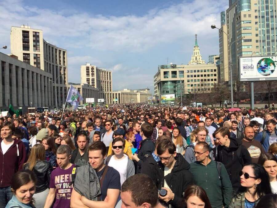 фото: митинг в поддержку telegram