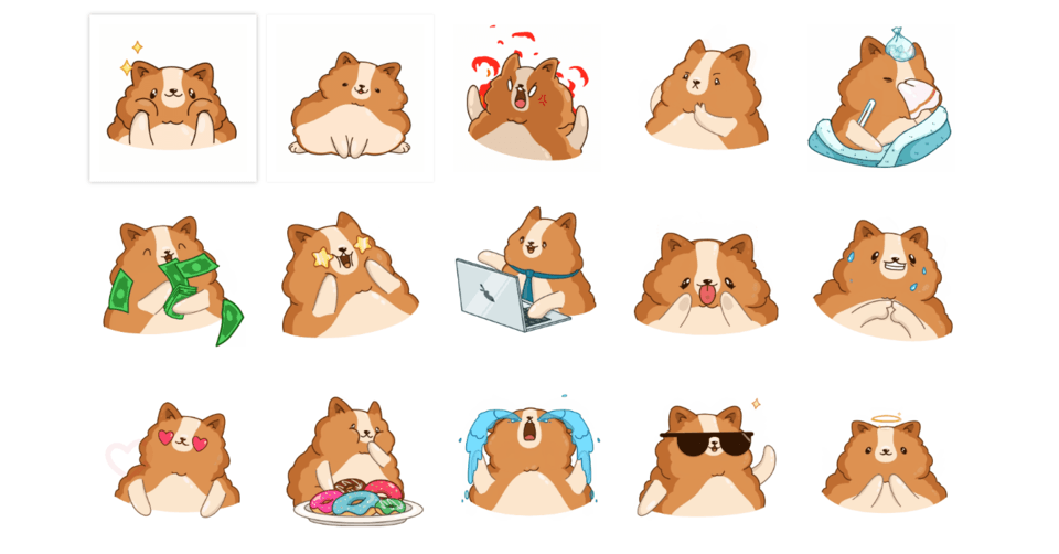 скачать анимированные стикеры в Телеграм - изображение