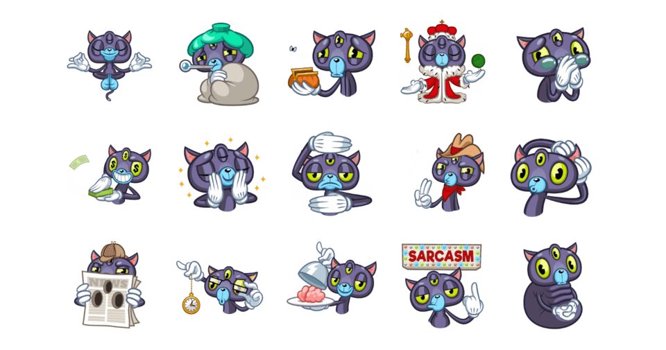 скачать анимированные стикеры в Telegram - изображение