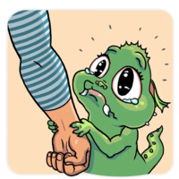 Большевик и  Рептилии
