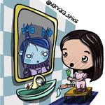 Набор стикеров fears by varvara_spike