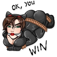 Девушка кошка