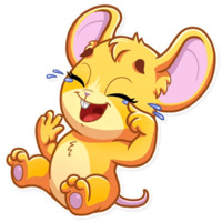 Набор стикеров Мышка