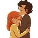 Набор стикеров Merydiou Love