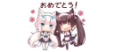 Набор стикеров NEKOPARA
