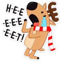 Новогодний олень