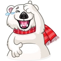 Набор стикеров Ted Frosty