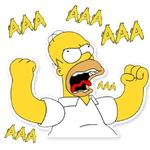 (@StickersHyickers) Simpsons