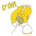 (@StickersHyickers) Simpsons