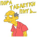(@StickersHyickers) Simpsons